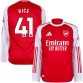 Arsenal Hjemmedrakt Rice 41 2025–2026 Langermet